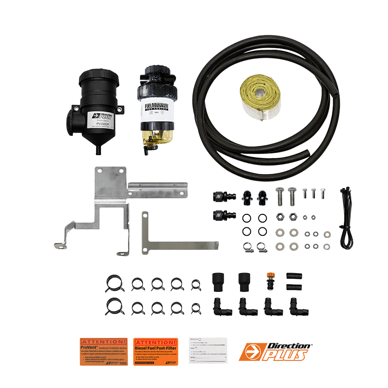 Direction-Plus Fuel Manager Post-Filter + Catch Can Kit LandCruiser 70 PFPV642DPK