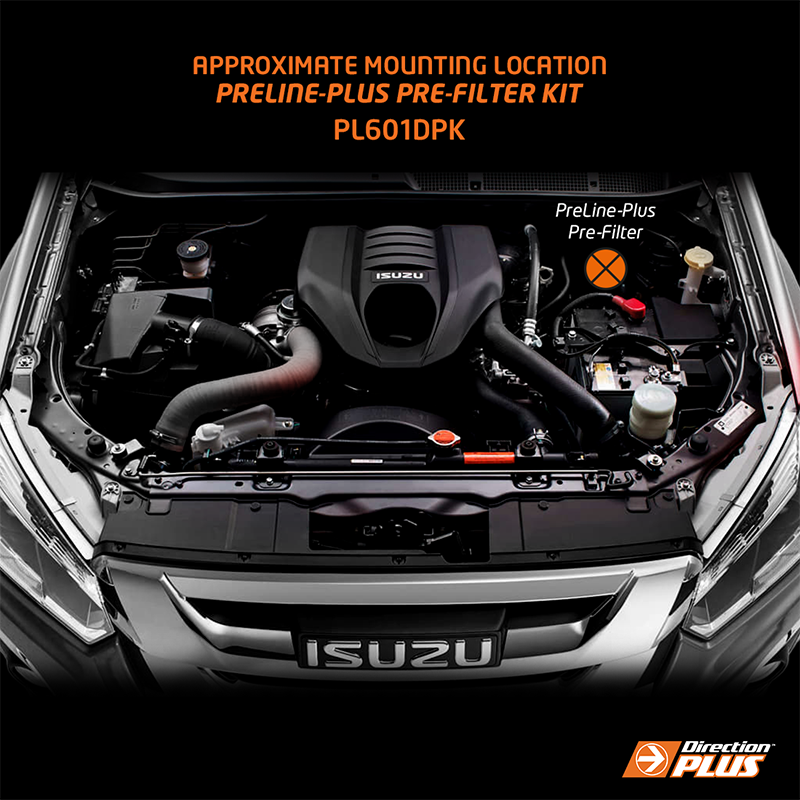 Direction-Plus PreLine-Plus Pre-Filter Kit D-Max / MU-X PL601DPK