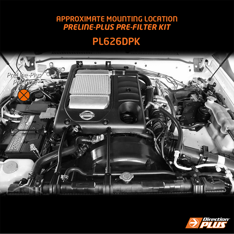 Direction-Plus PreLine-Plus Pre-Filter Kit Patrol GU PL626DPK