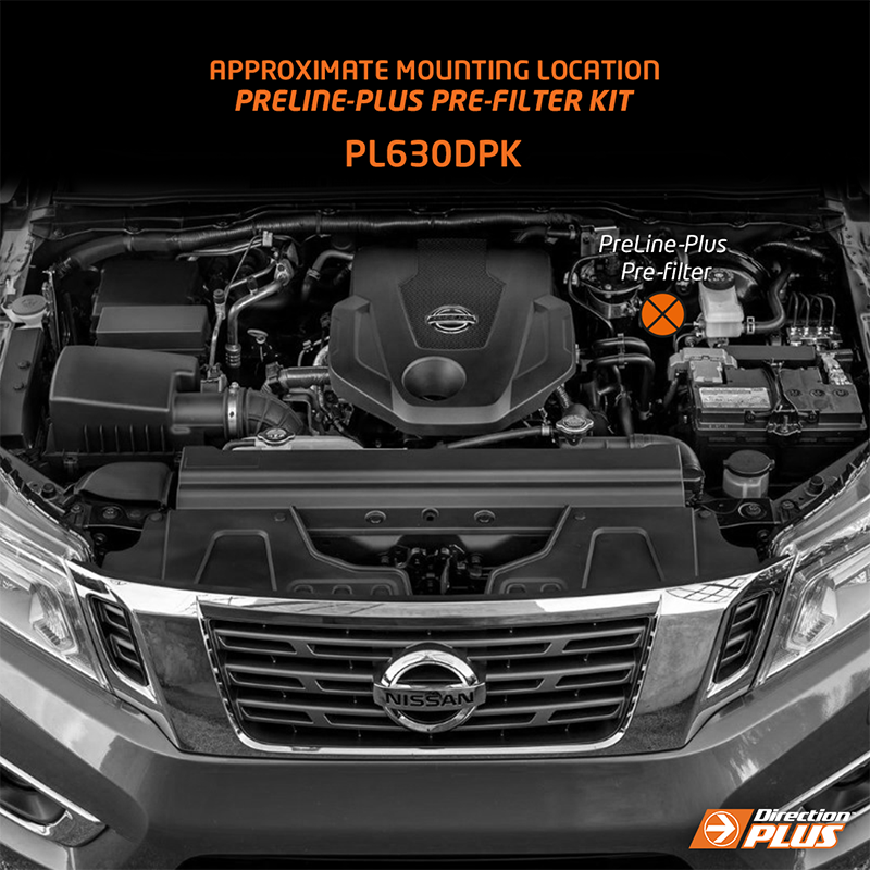 Direction-Plus PreLine-Plus Pre-Filter Kit Navara NP300 PL630DPK