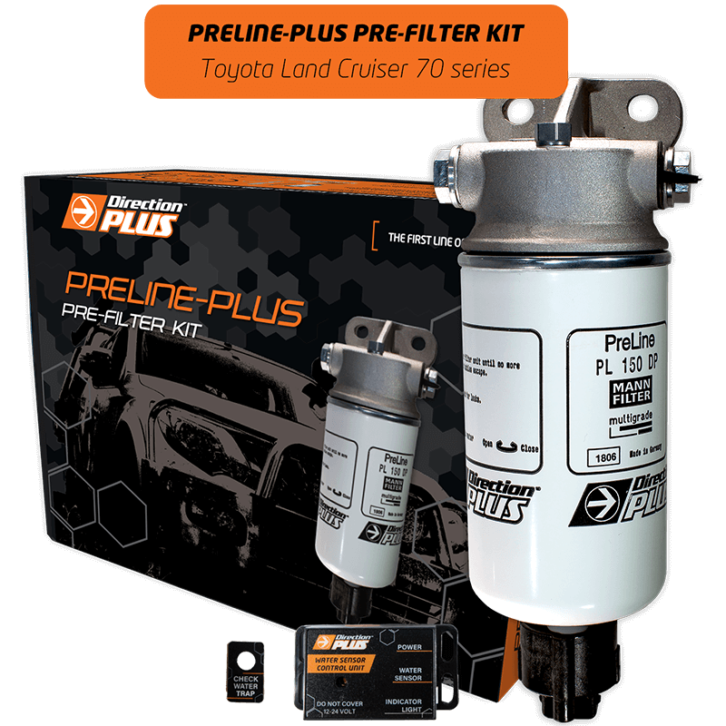 Direction-Plus PreLine-Plus Pre-Filter Kit LandCruiser 70 PL642DPK