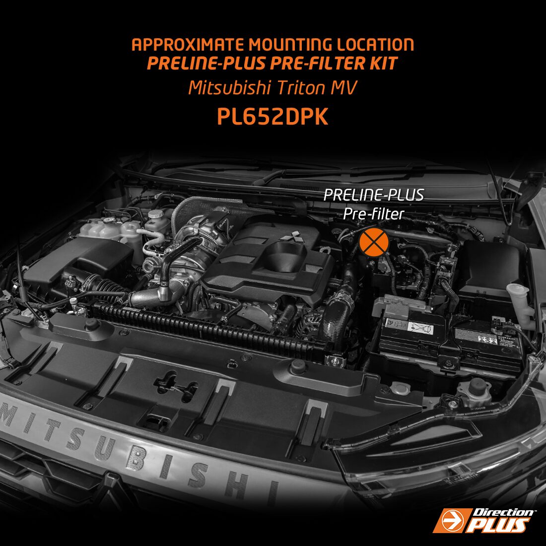 Direction-Plus PreLine-Plus Pre-Filter Kit Triton MV PL652DPK