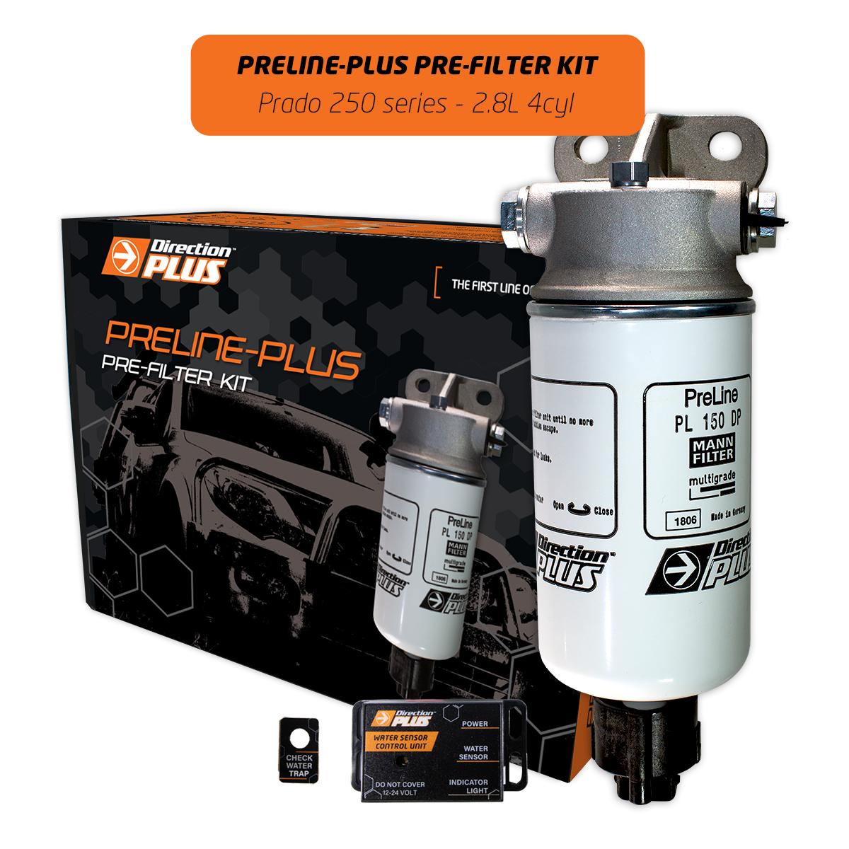Direction-Plus PreLine-Plus Pre-Filter Kit Prado 250 PL668DPK