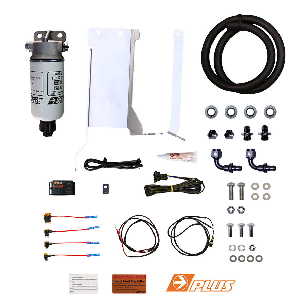 Direction-Plus PreLine-Plus Pre-Filter + ProVent Combo Kit Hilux N80 Hybrid 48V PLPV684DPC