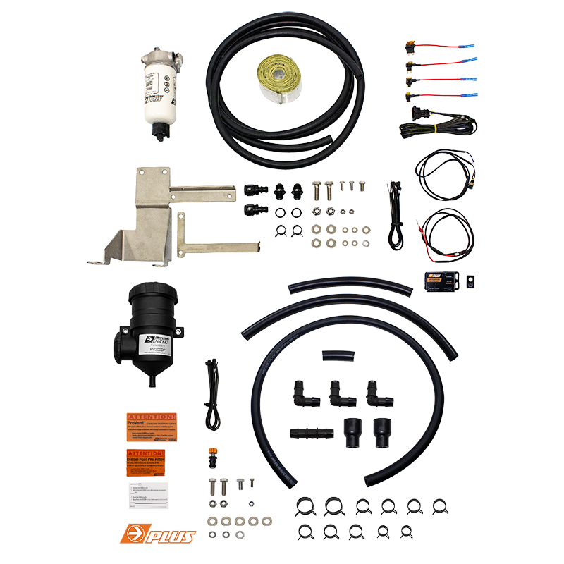 Direction-Plus PreLine-Plus Pre-Filter + ProVent Ultimate Catch Can Kit LandCruiser 70 PLPV640DPK
