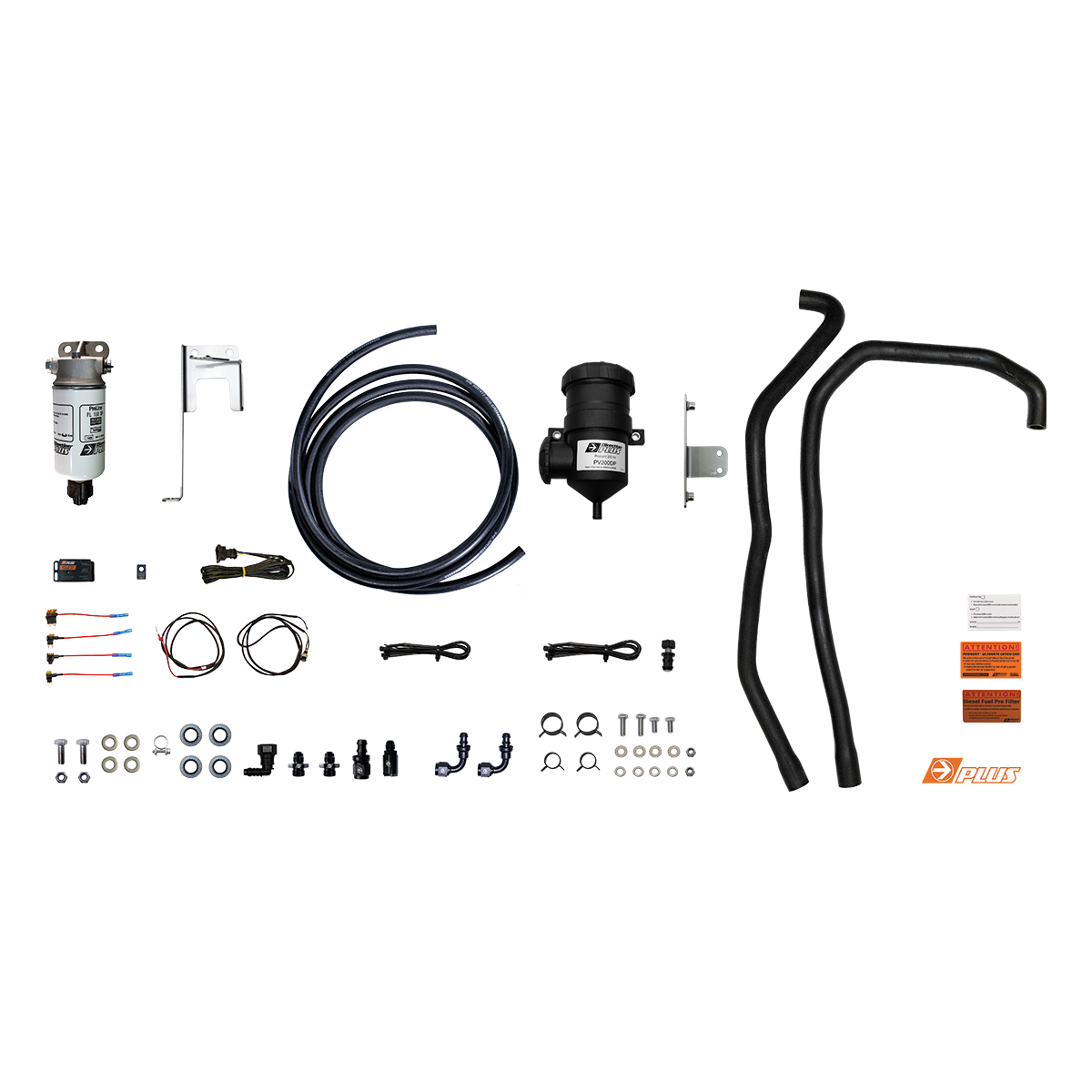 Direction-Plus PreLine-Plus Pre-Filter + ProVent Catch Can Kit MV Triton PLPV652DPC
