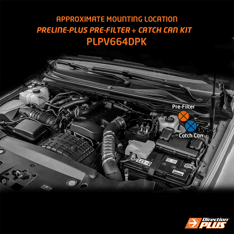 Direction-Plus PreLine-Plus / ProVent Dual Kit Ford PXIII Bi-Turbo PLPV664DPK