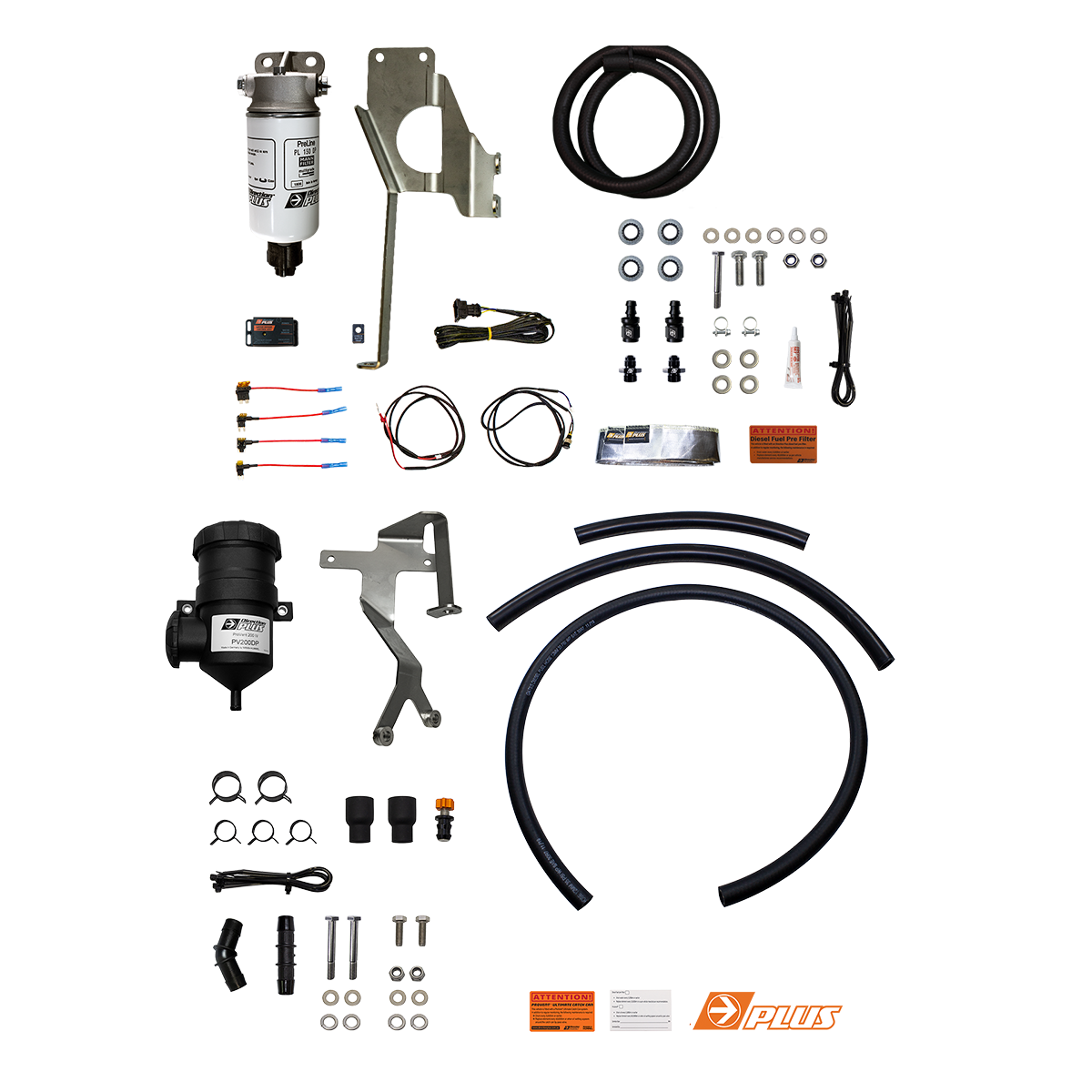 Direction-Plus PreLine-Plus Pre-Filter + ProVent Catch Can Kit Toyota Prado 250 Series PLPV668DPC
