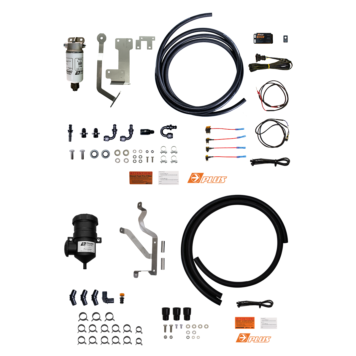 Direction-Plus PreLine-Plus + Catch Can Kit Next-Gen Ranger / Everest / Amarok 2L 4cyl PLPV672DPC