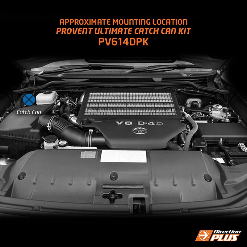 Direction-Plus ProVent Ultimate Catch Can Kit LandCruiser 200 PV614DPK