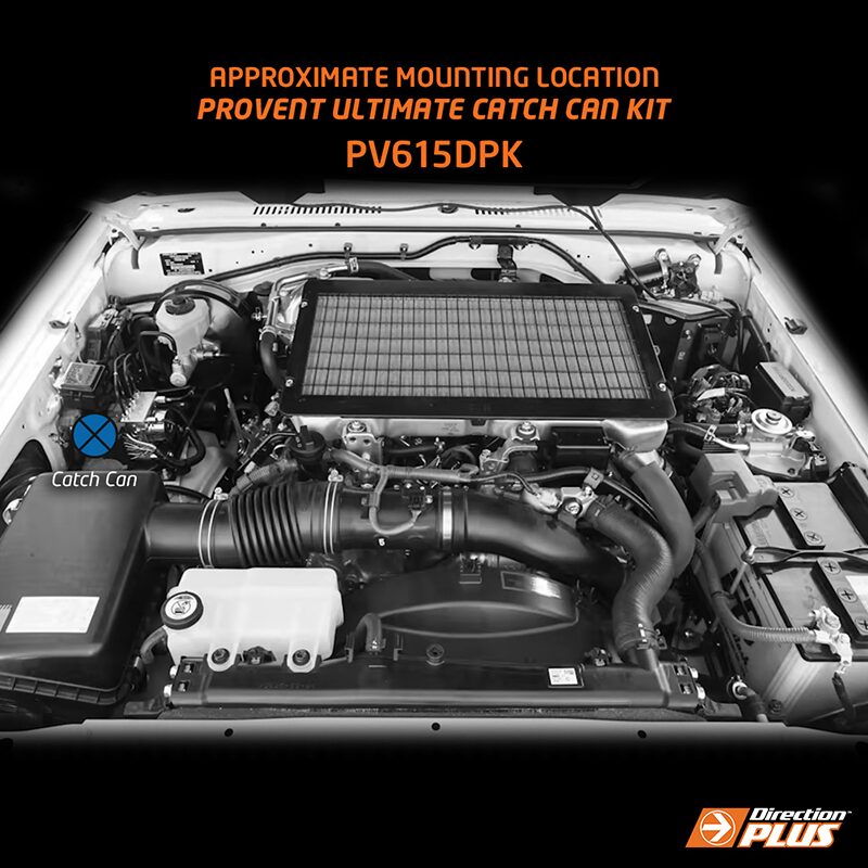 Direction-Plus ProVent Ultimate Catch Can Kit LandCruiser 70 Series PV615DPK