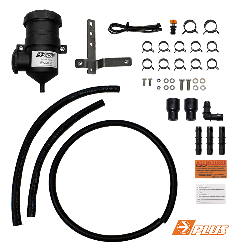 Direction-Plus ProVent Ultimate Catch Can Kit Nissan Navara D40 PV618DPK