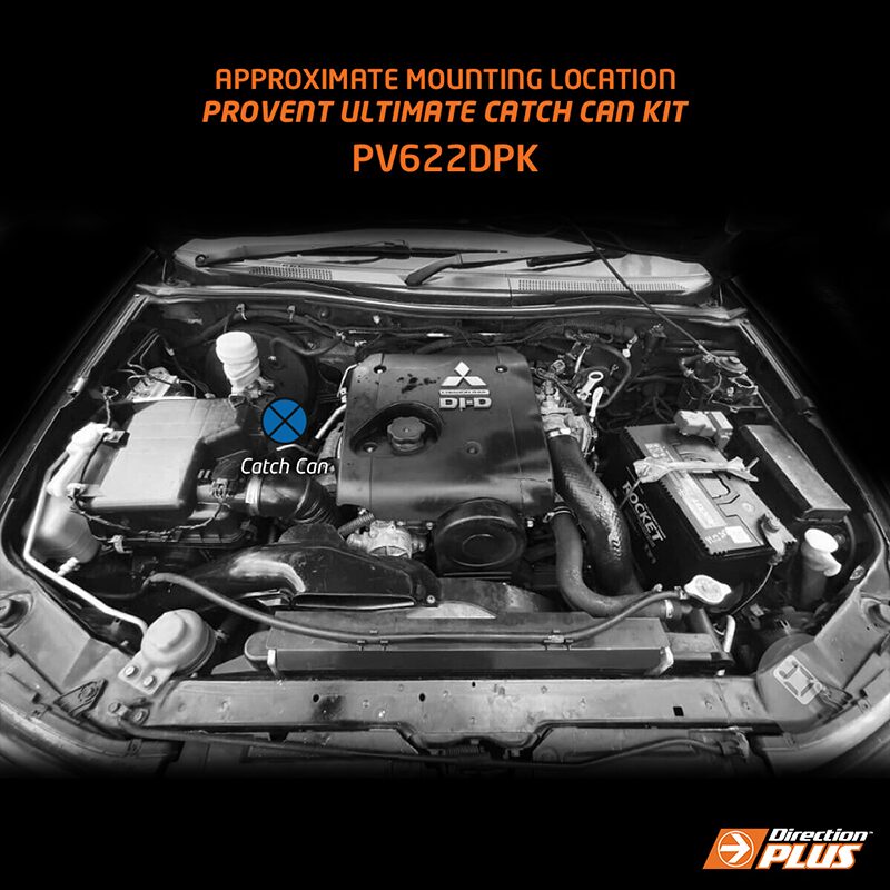 Direction-Plus ProVent Ultimate Catch Can Kit CHALLENGER / Triton PV622DPK