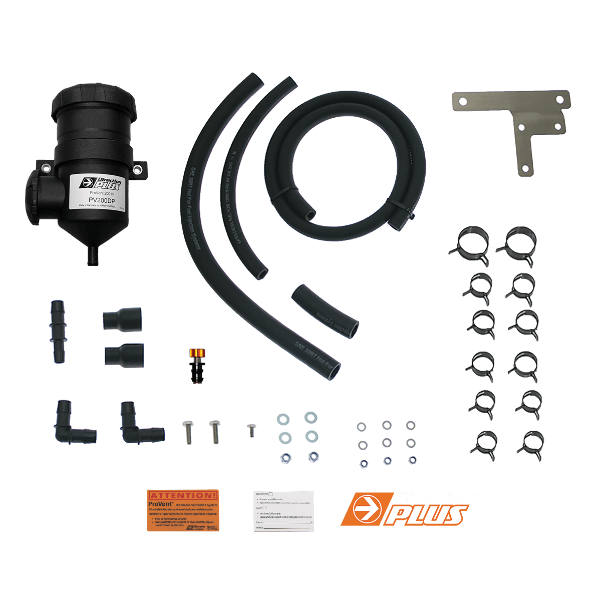 Direction-Plus PreLine-Plus Pre-Filter + ProVent Catch Can Kit Patrol GU PLPV626DPC
