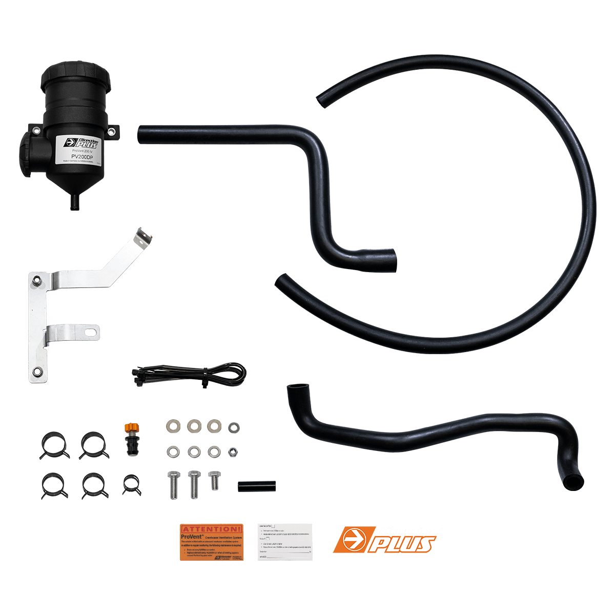 Direction-Plus PreLine-Plus Pre-Filter + ProVent Catch Can Kit Triton / Pajero Sport PLPV629DPC