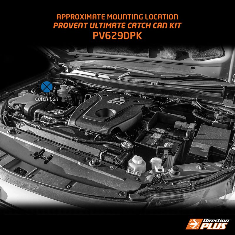 Direction-Plus ProVent Ultimate Catch Can Kit Triton / Pajero Sport PV629DPK