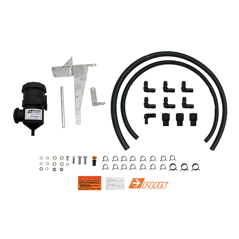 Direction-Plus ProVent Ultimate Catch Can Kit Jeep Wrangler PV633DPK