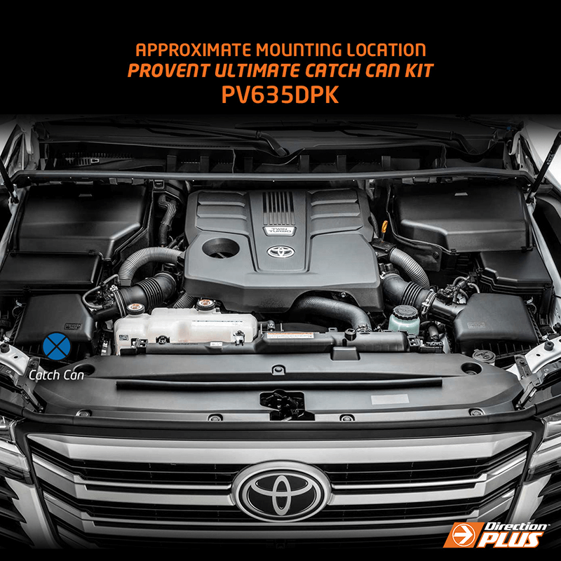 Direction-Plus ProVent Ultimate Catch Can Kit LandCruiser 300 PV635DPK