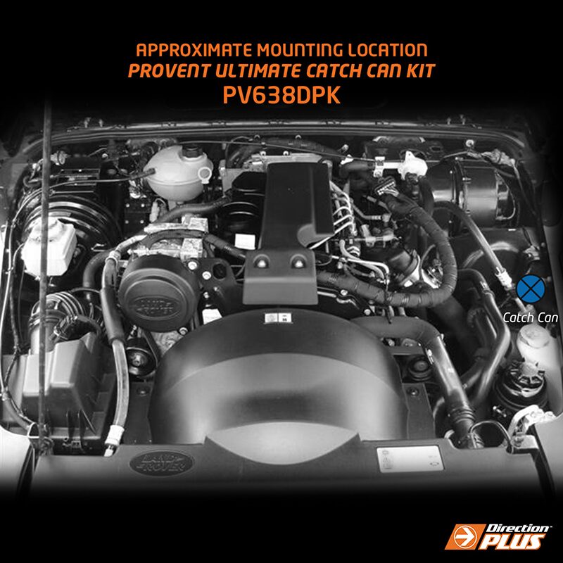Direction-Plus ProVent Ultimate Catch Can Kit LAND ROVER Defender 110 PV638DPK