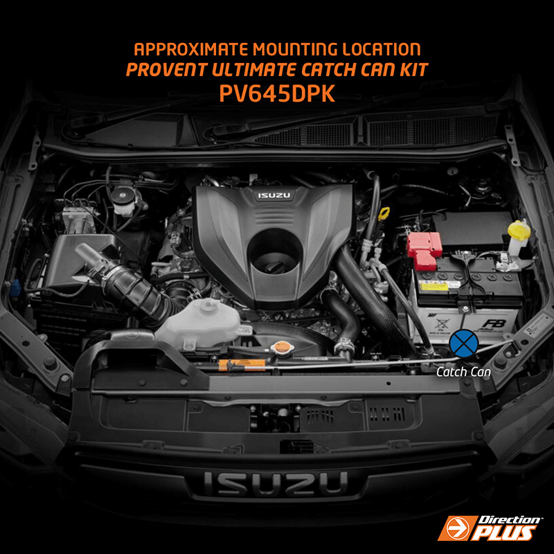 Direction-Plus ProVent Ultimate Catch Can Kit D-Max, MU-X / BT-50 2020 - On PV645DPK