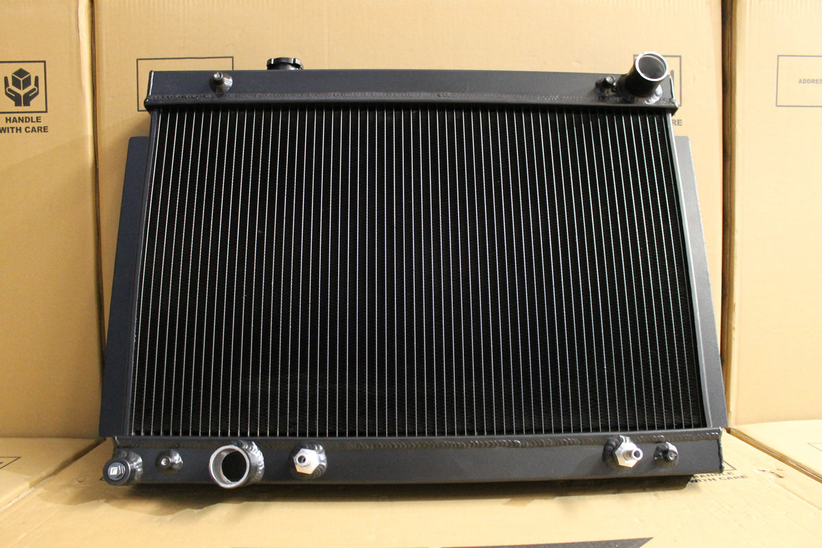 Holden LH-LX-UC Torana 253/308 V8 Full Alloy Performance Radiator, Custom Shroud & Spal 12" Fans