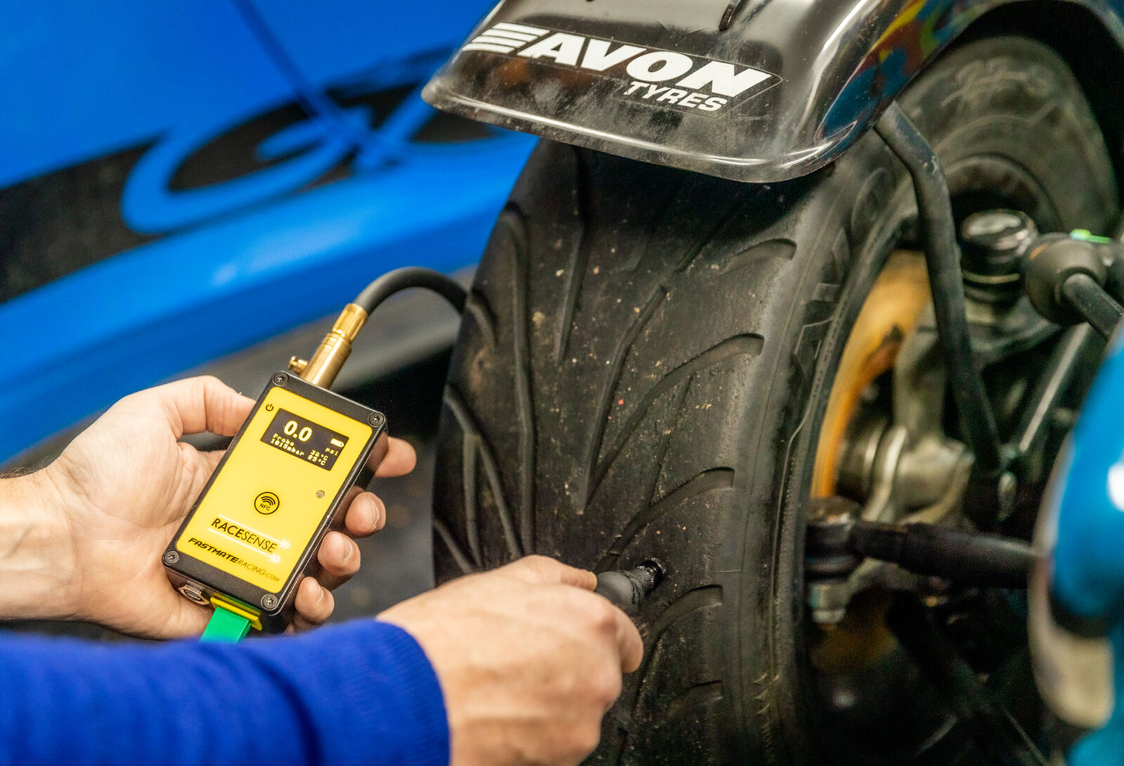 RaceSense Digital Tyre Pressure Gauge with Pyrometer