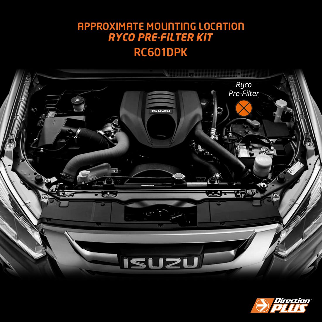Direction-Plus Ryco Pre-Filter Kit D-Max / MU-X RC601DPK
