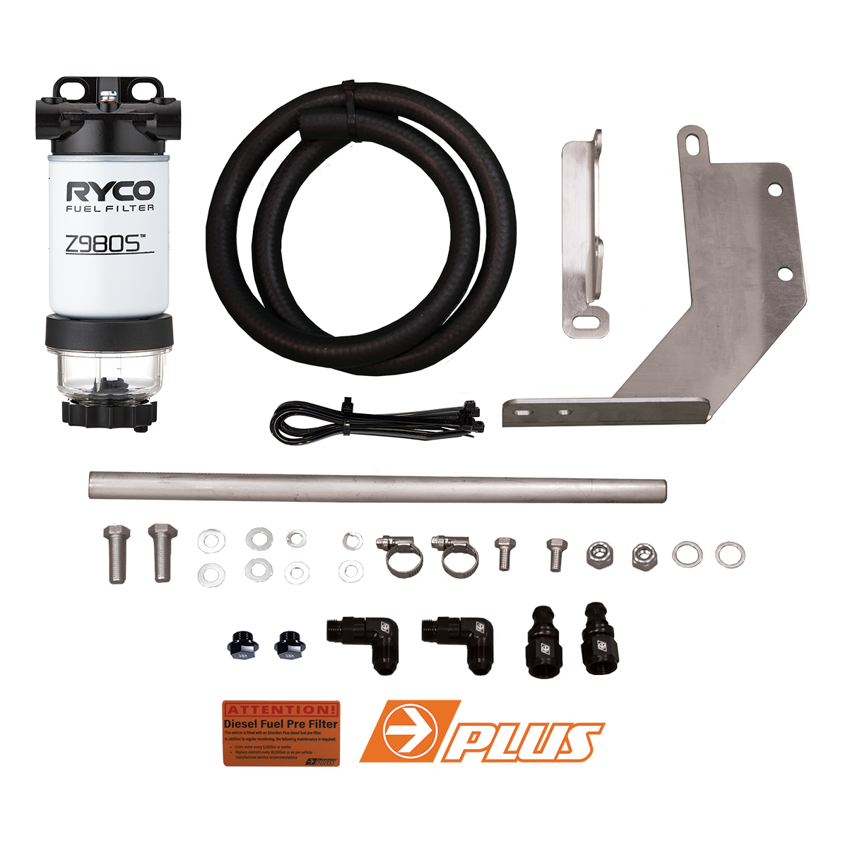Direction-Plus Ryco Pre-Filter Kit LandCruiser 200 (rc615dpk) + Wireless Sensor Kit RC615DPK
