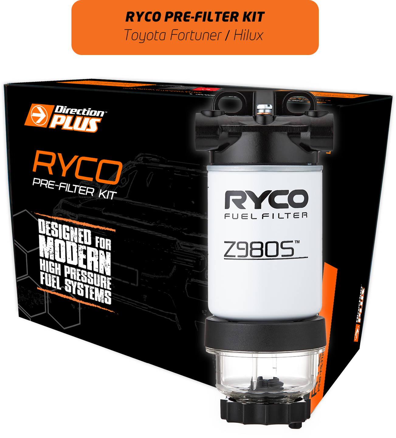 Direction-Plus Ryco Pre-Filter Kit Hilux N80 / Fortuner RC628DPK