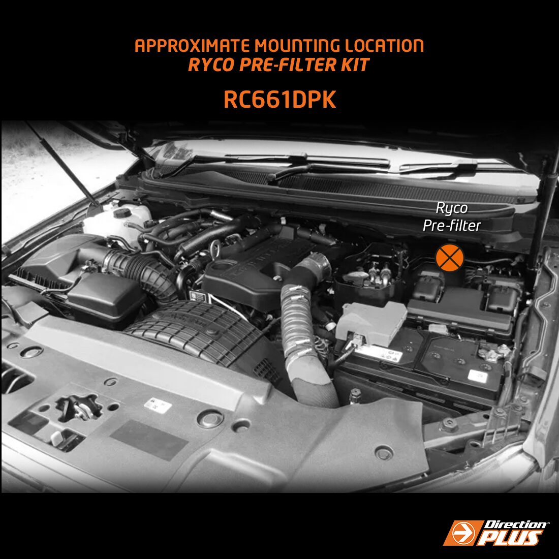 Direction-Plus Ryco Pre-Filter Kit Ranger / Everest / BT-50 RC661DPK