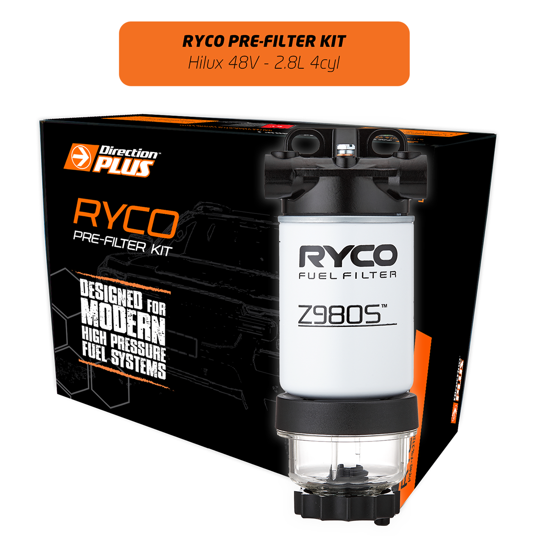 Direction-Plus Ryco Pre-Filter Kit Hilux N80 Hybrid 48V RC684DPK