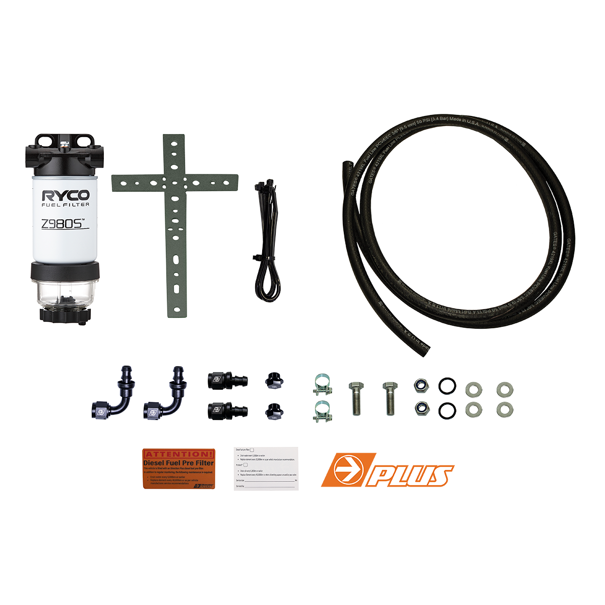 Direction-Plus Universal 10mm Ryco Pre-Filter Kit RC801DPK