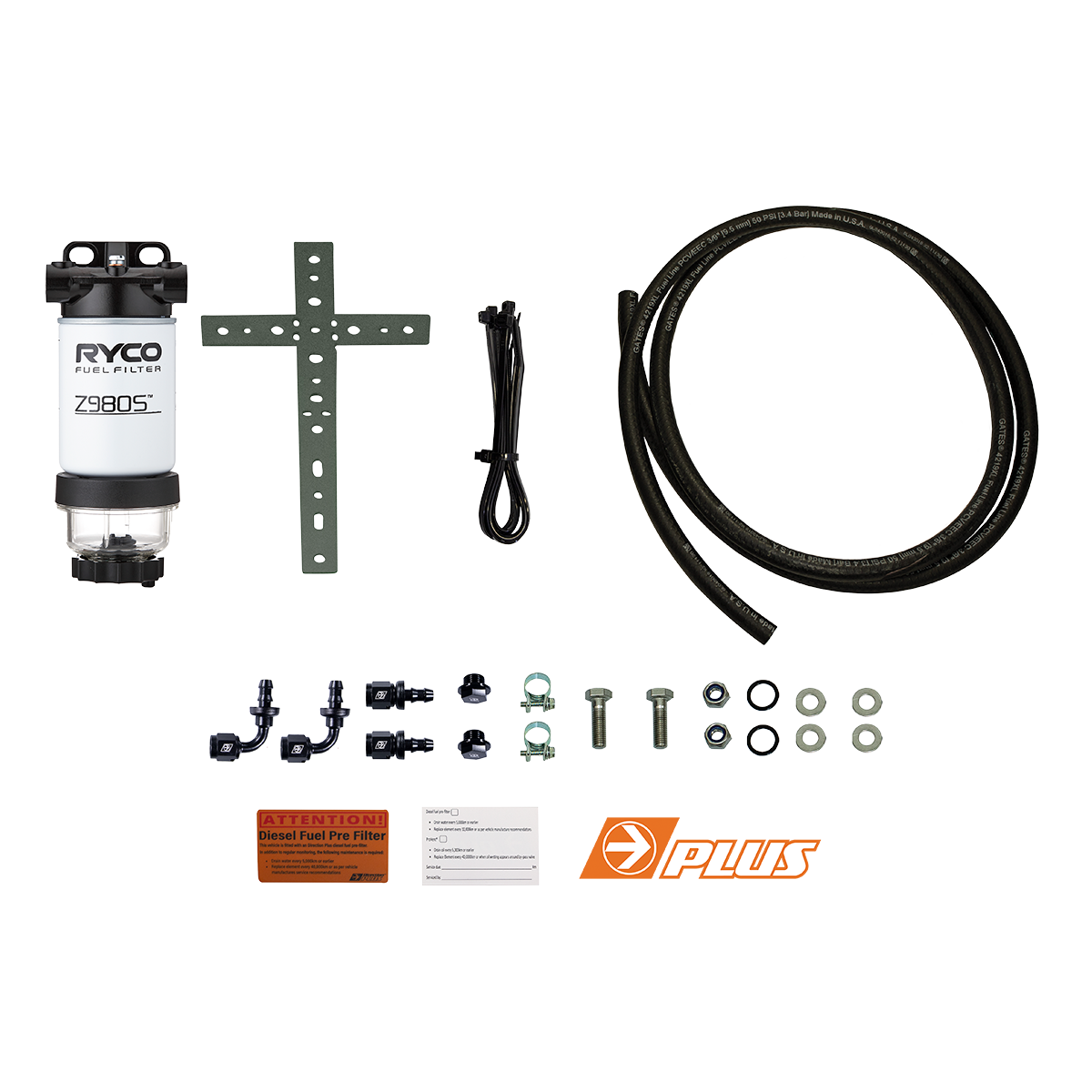 Direction-Plus Universal 8mm Ryco Pre-Filter Kit RC804DPK
