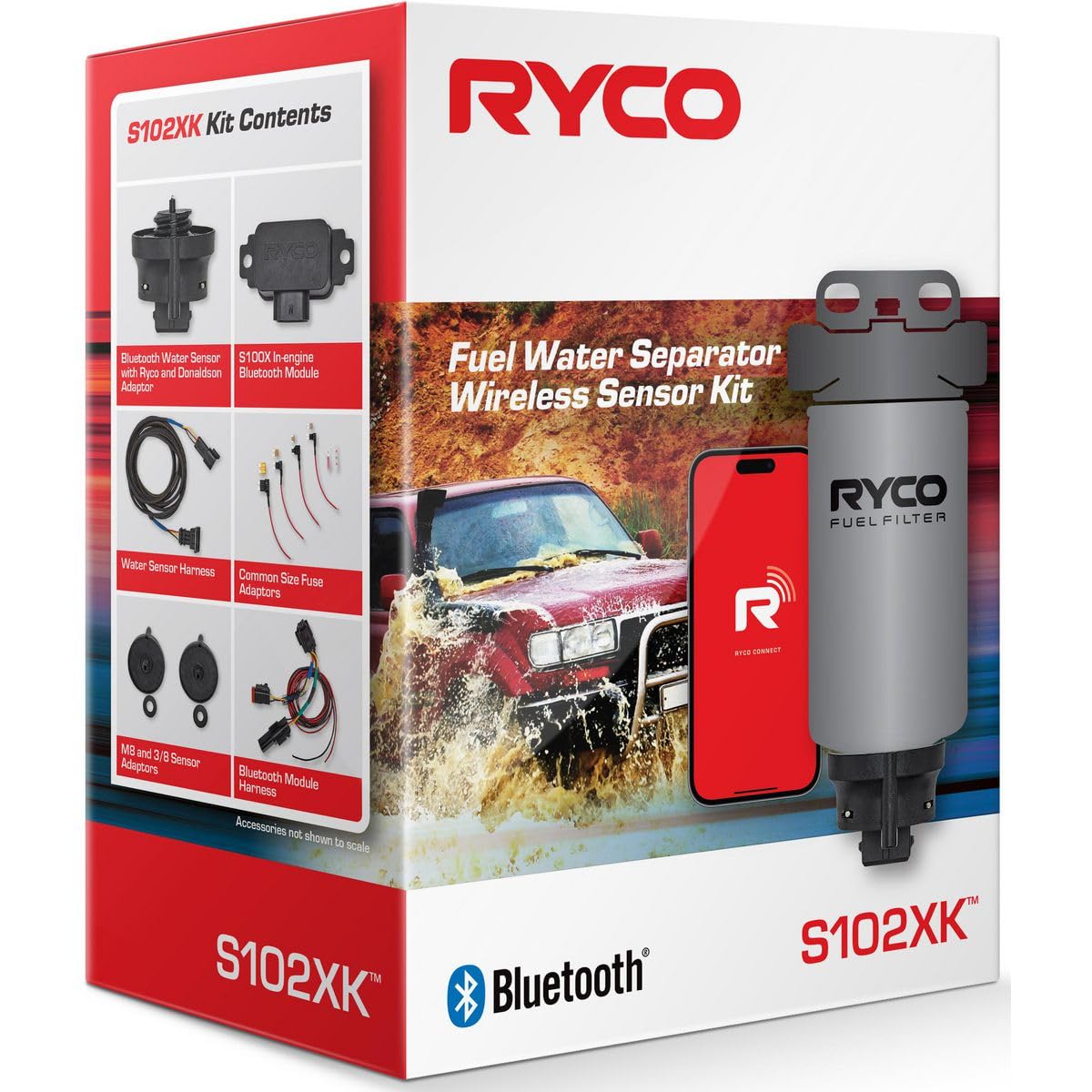 Direction-Plus Ryco Pre-Filter Kit LandCruiser 200 (rc615dpk) + Wireless Sensor Kit RC615DPK