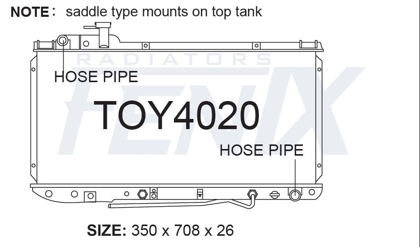 Toyota Rav4 SXA11 Radiator