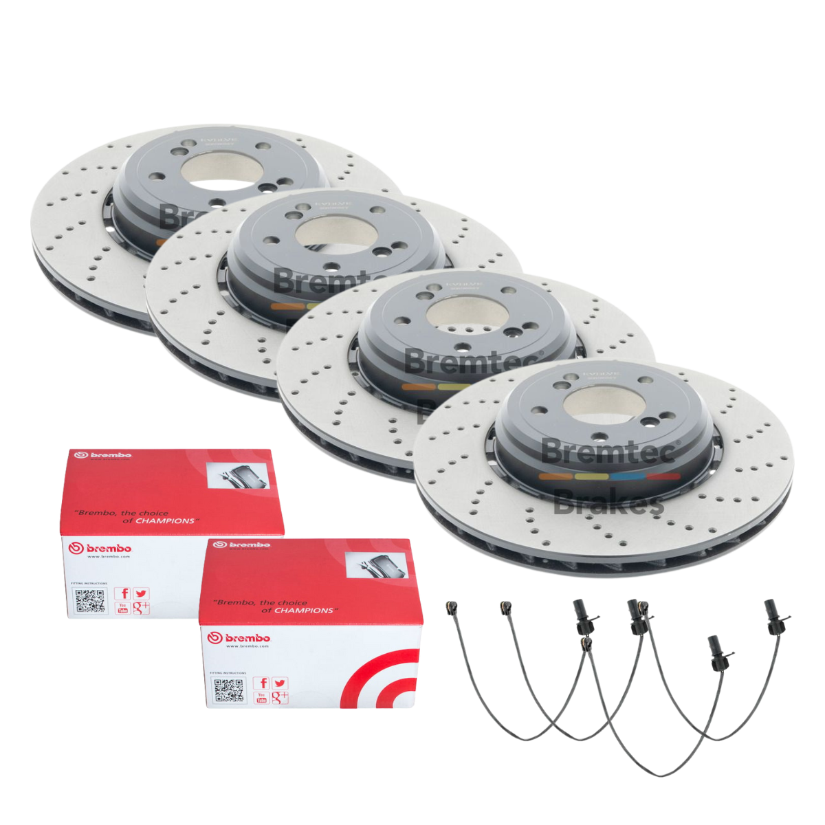 BMW M3 E90/E92 2008-2014 Brake Kit Front & Rear Brembo Bremtec