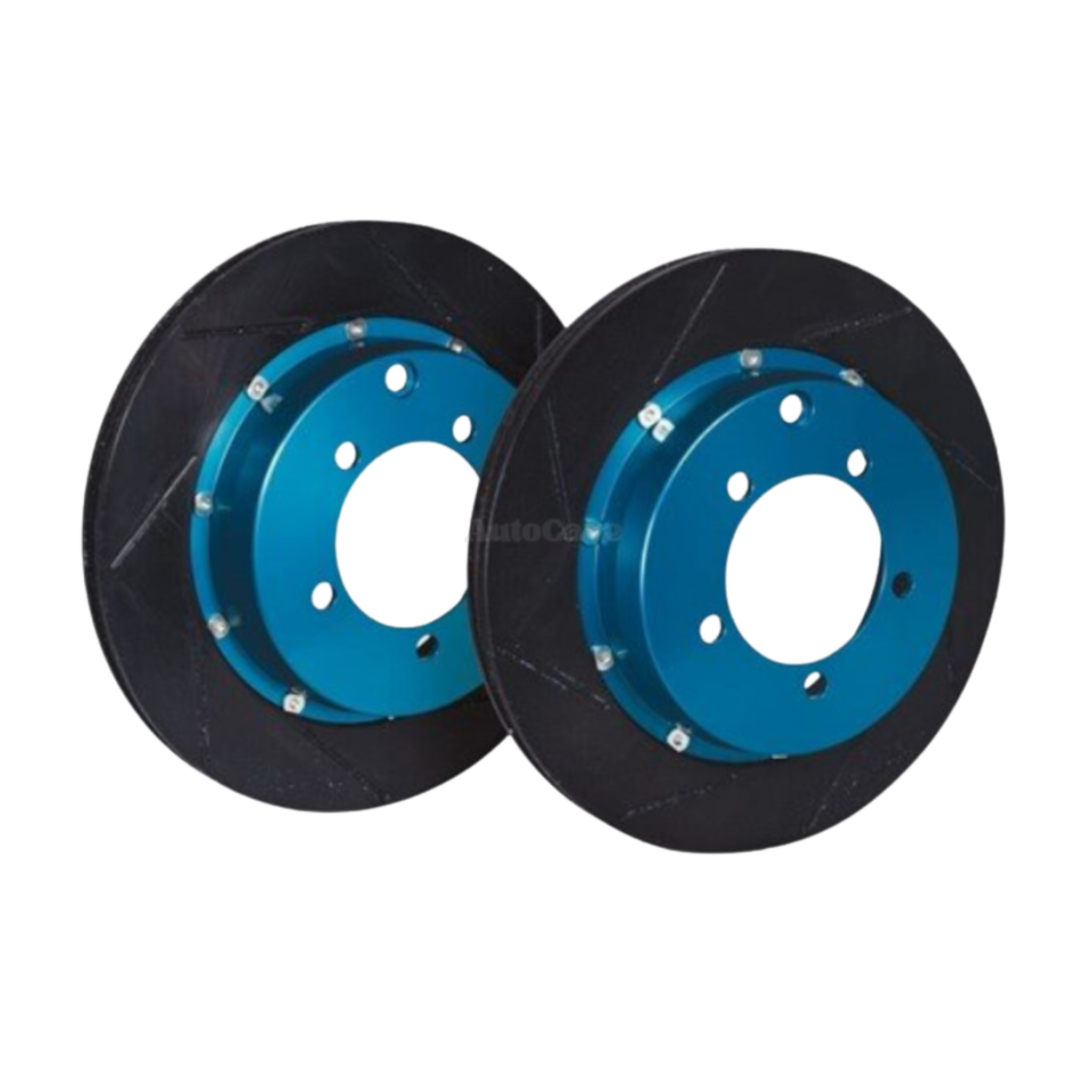 Project Mu GPRZ027 2 Piece Pair Slotted Rotors Mazda RX7 FD 92-02