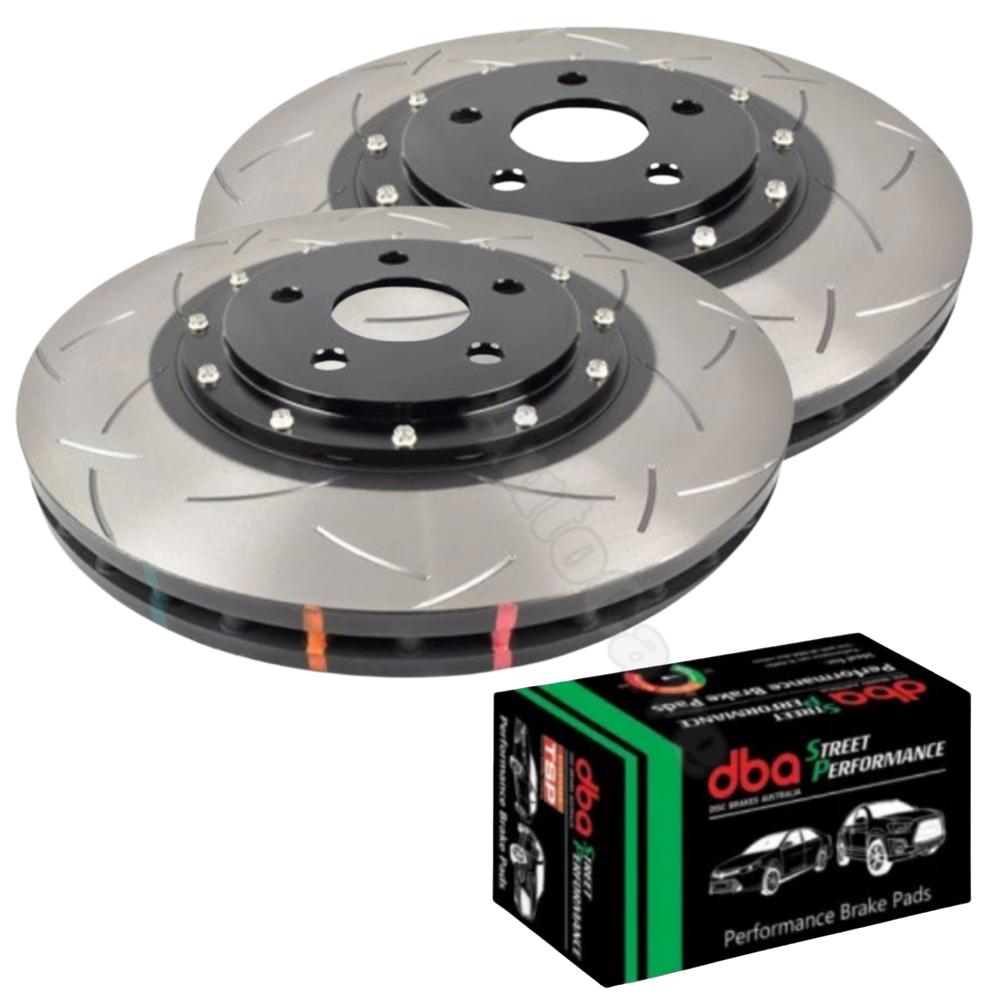 Front DBA Slotted Brake Package Trackhawk Jeep Grand Cherokee 400mm