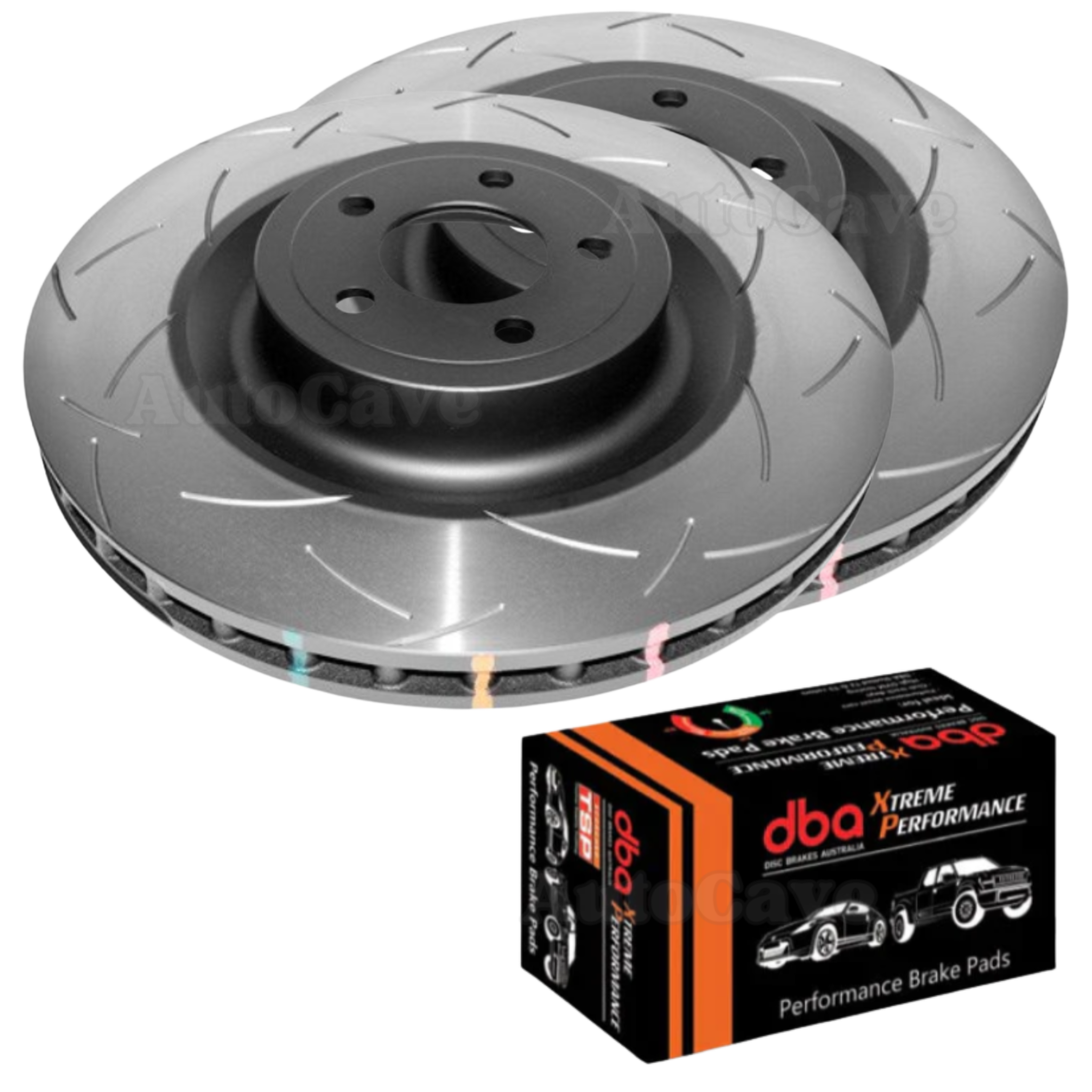 Front DBA T3 Slotted Brembo Brake Package Ford Mustang V8