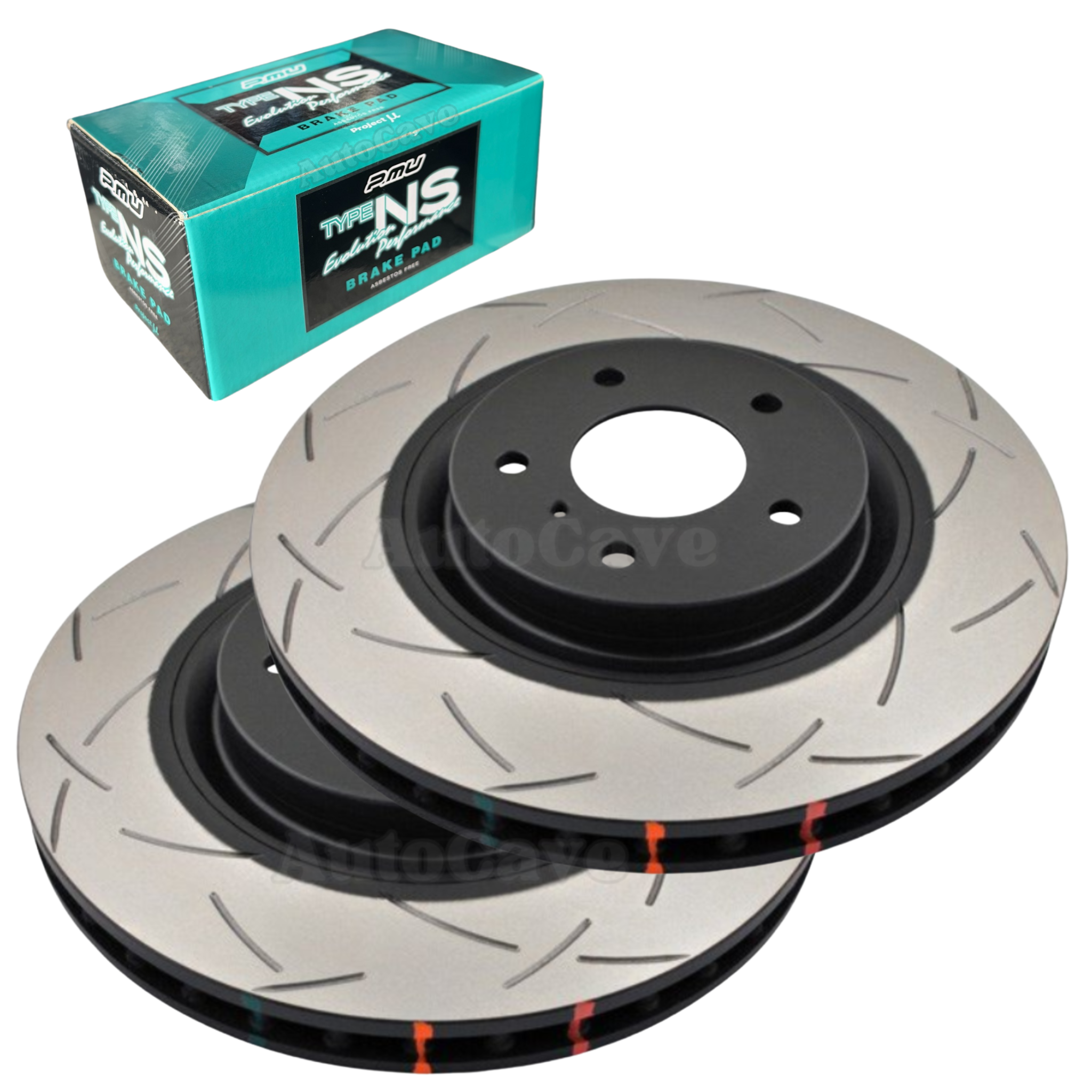 DBA T3 Front Brake Package Nissan 350Z Track 324mm Brembo Caliper Project Mu