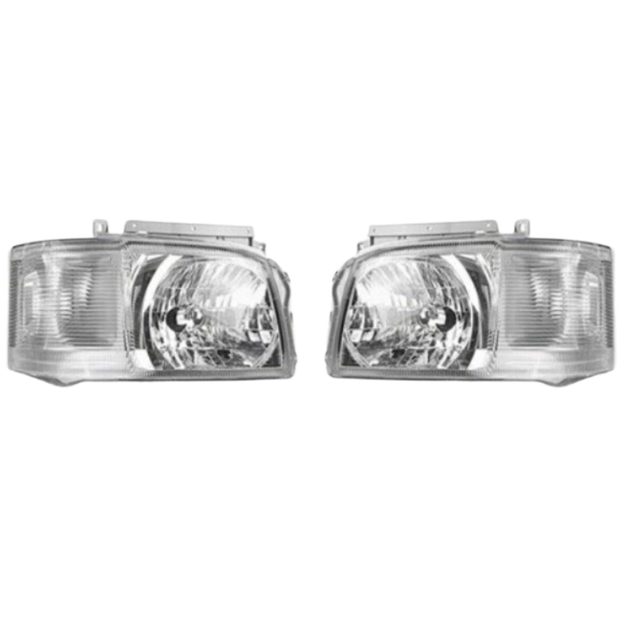 Toyota Hiace Head Light Pair Chrome Fit TRH KDH Van Bus 2005~2010