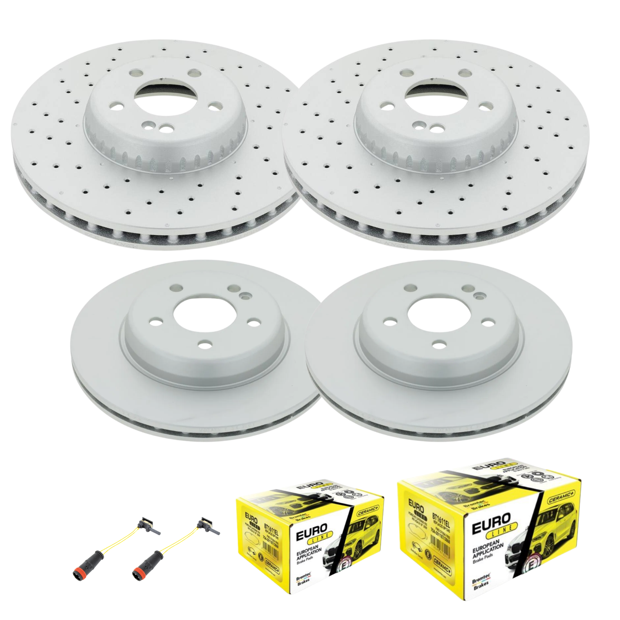 Mercedes-Benz C Class AMG Pack 2014-2024 Front & Rear Brake Package