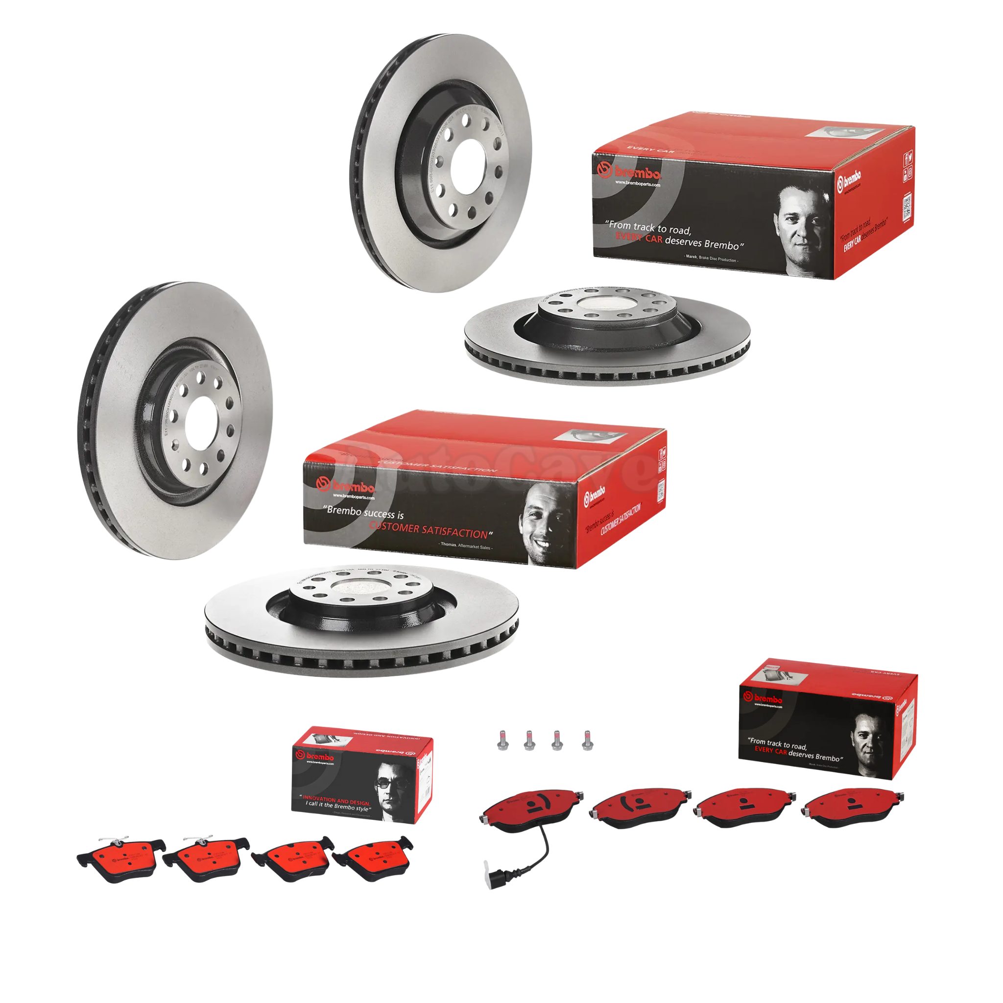 Volkswagen Golf R MK7 Brembo Front+Rear Brake Package