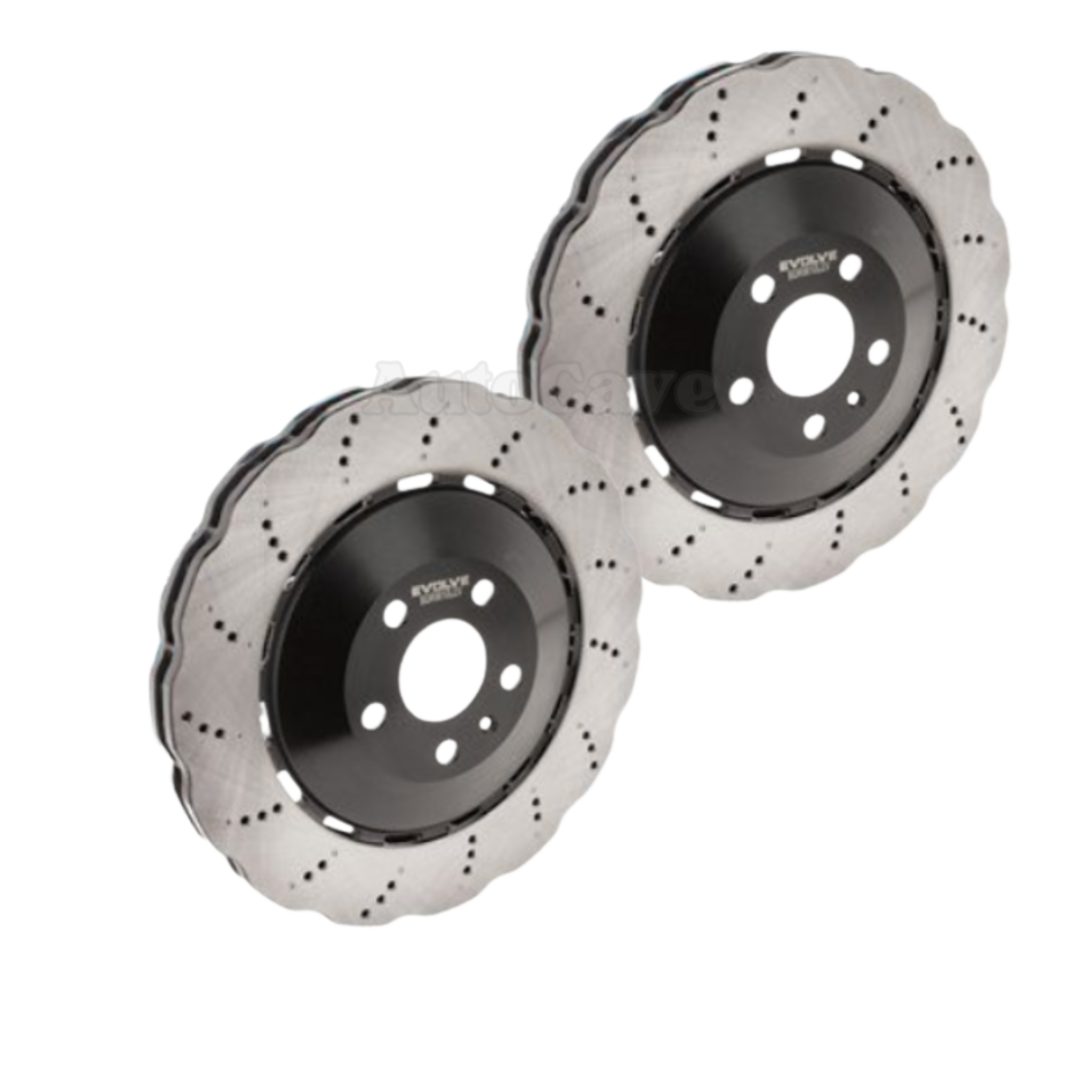 Audi RSQ3 2015-2020 Front Bremtec Drilled & Waved Rotors 365mm Pair