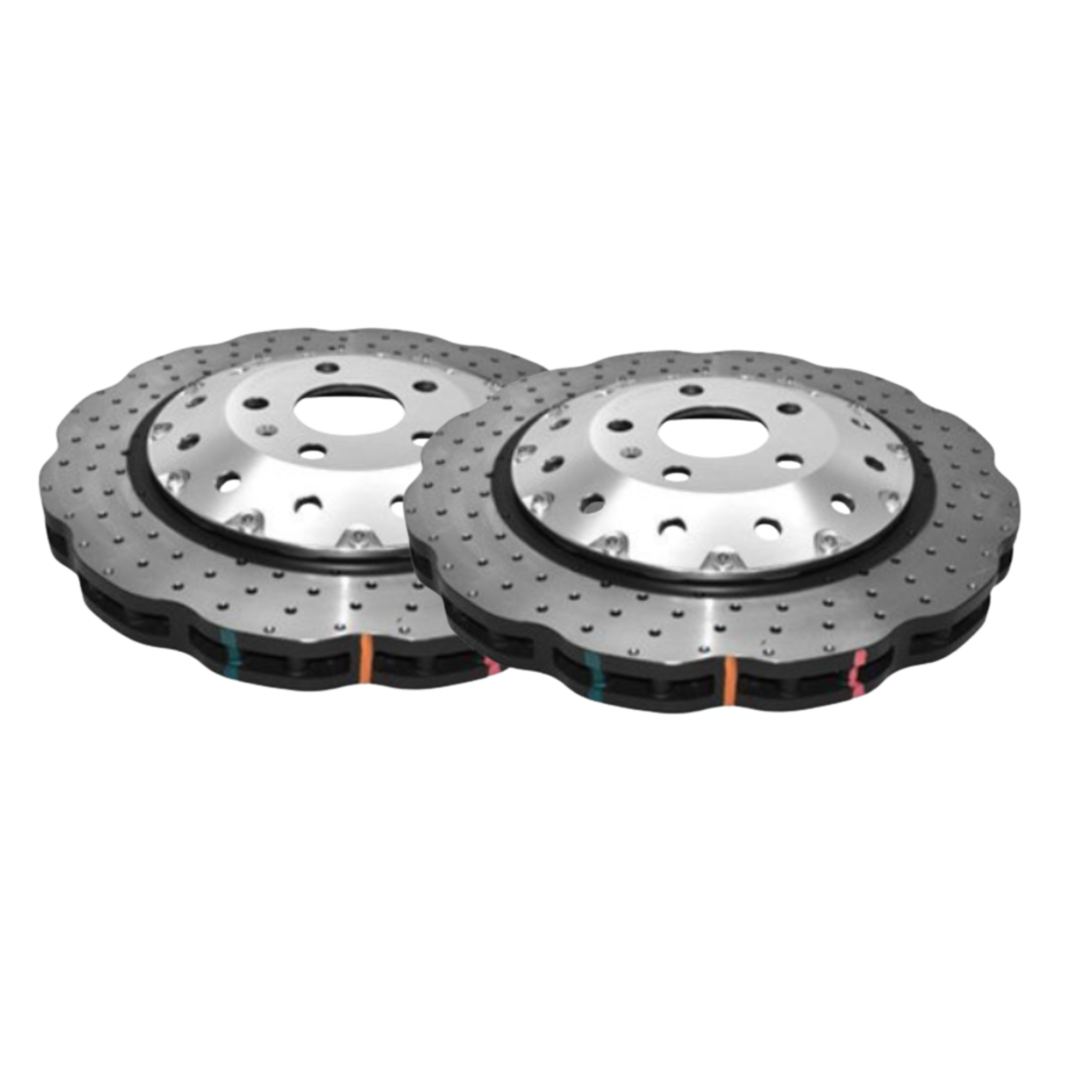 Audi RS3 8V Hatch 15-21 DBA 2 PIECE DBA52844WSLVXD DRILLED WAVED ROTORS