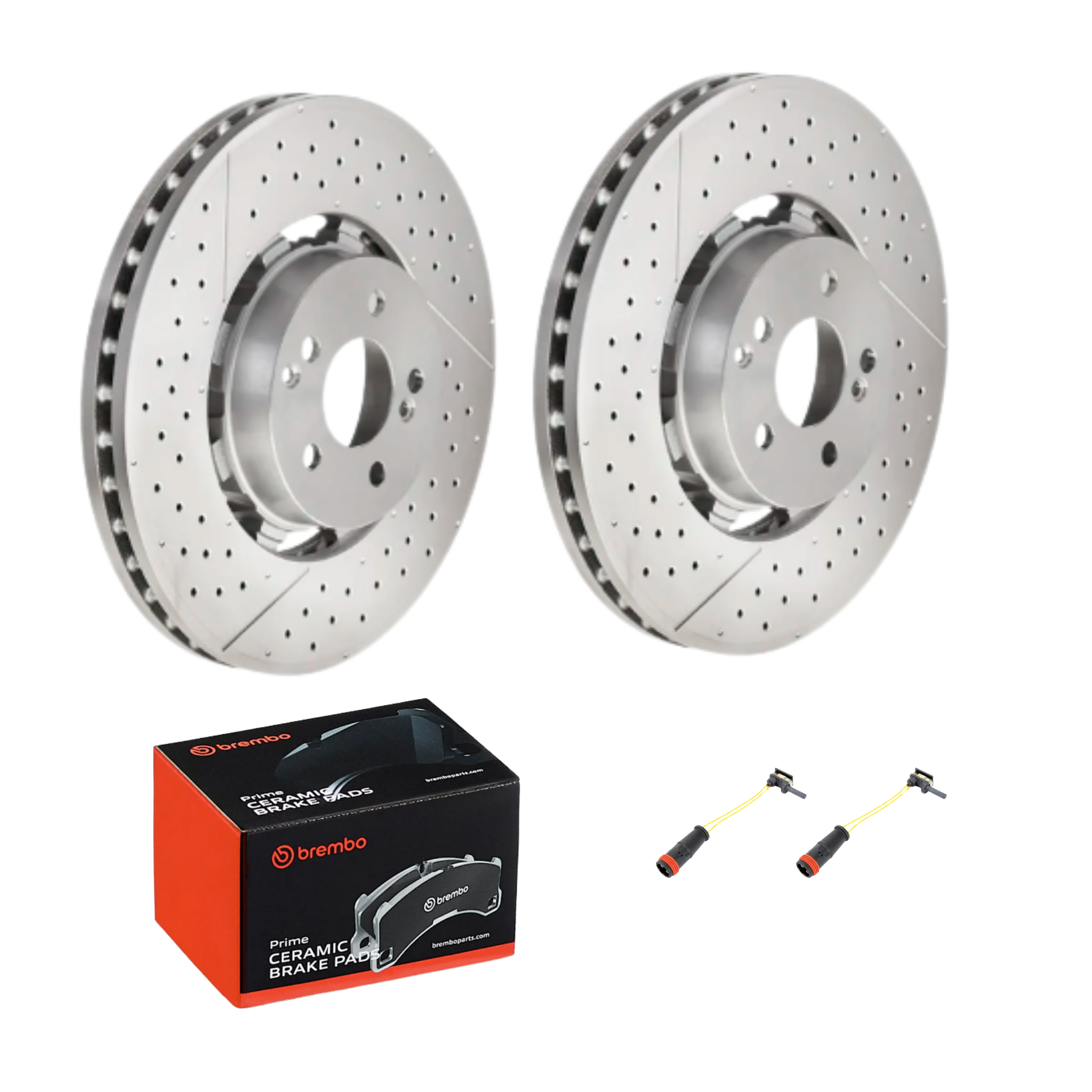 Mercedes-Benz C63 507 W204 Front Brake Package Brembo OE Two Piece