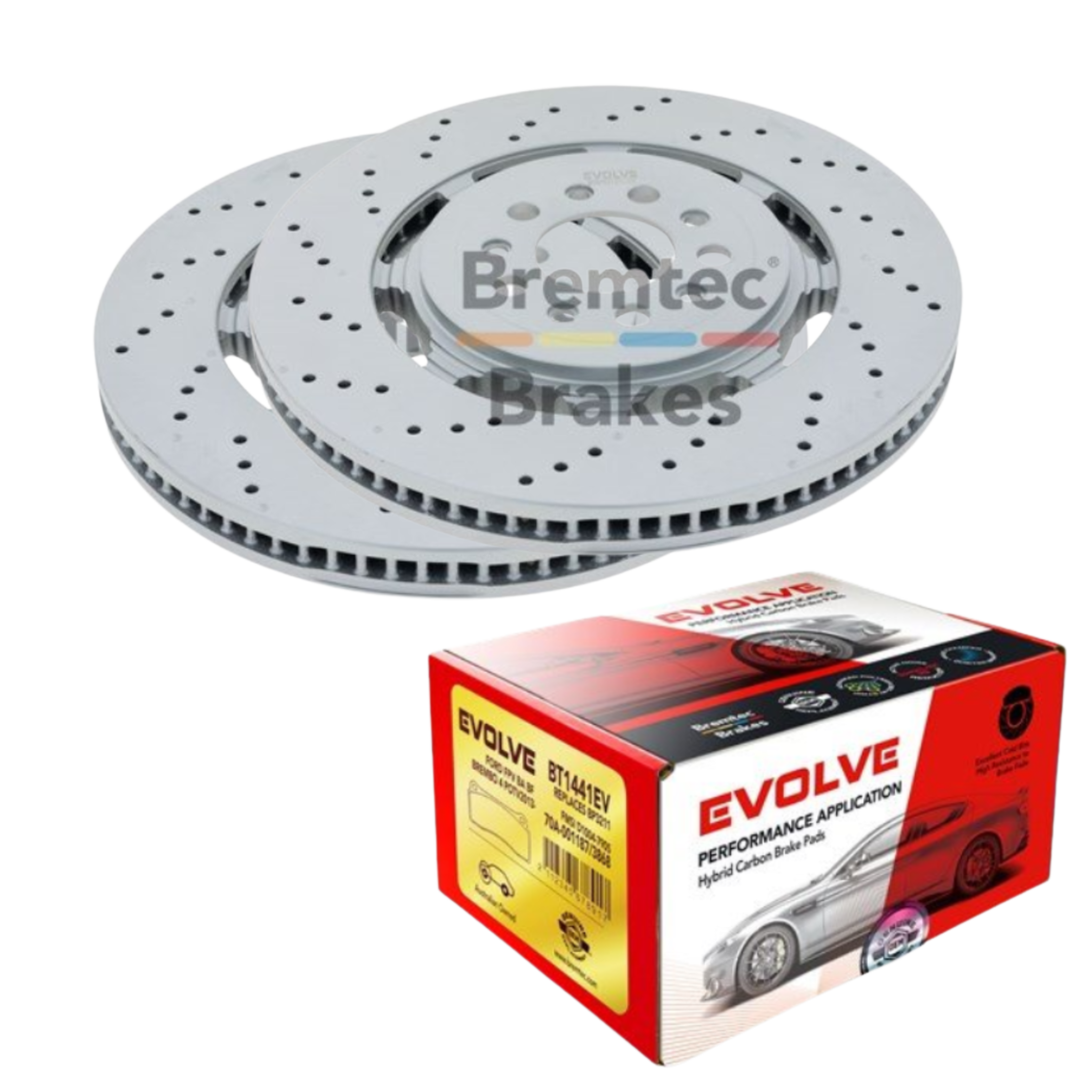 Front Drilled Brake Package Alfa Romeo Giulia Stelvio Quadrifoglio GTA GTAm