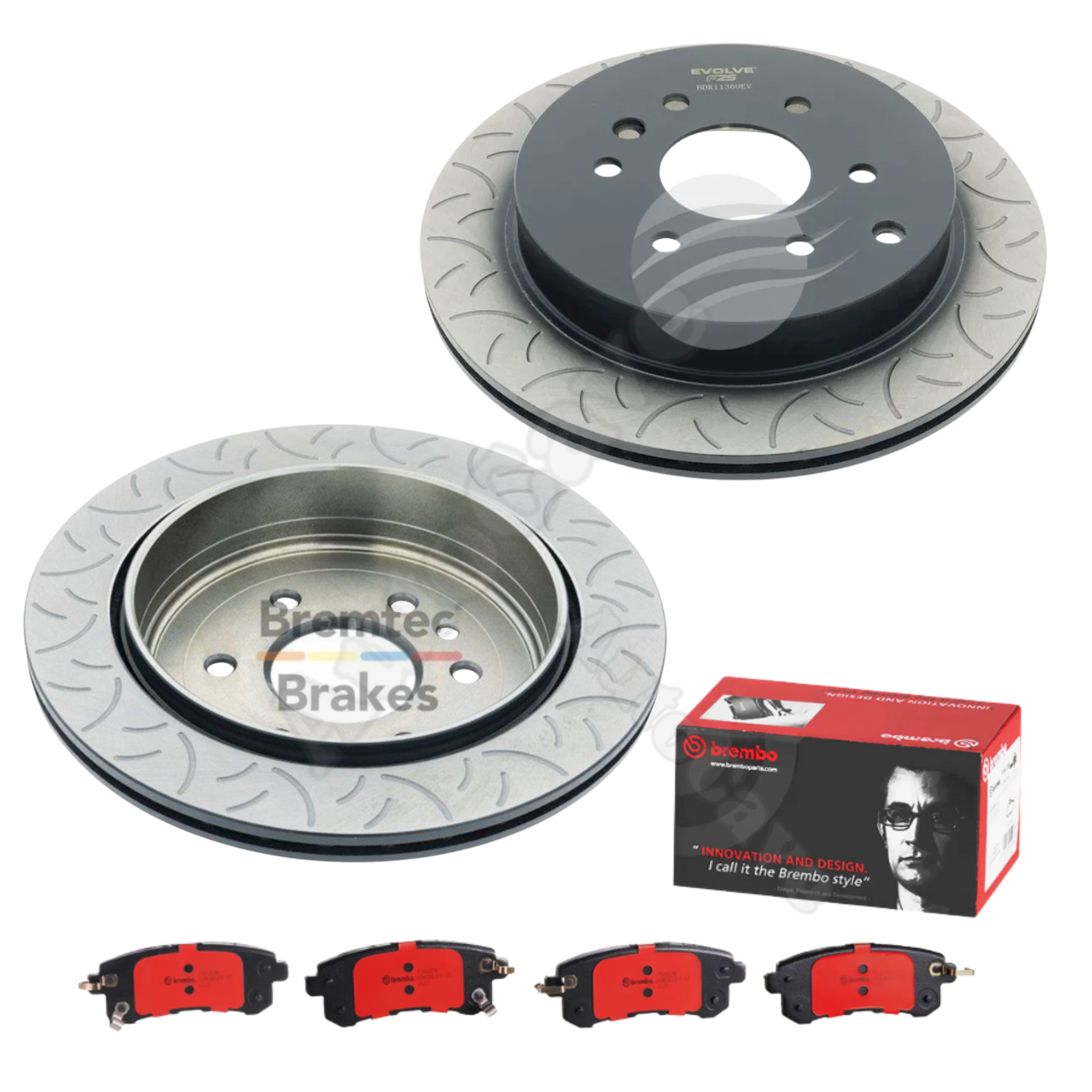 Nissan Patrol Rear Slotted Brake Package Y62 (13+) Brembo