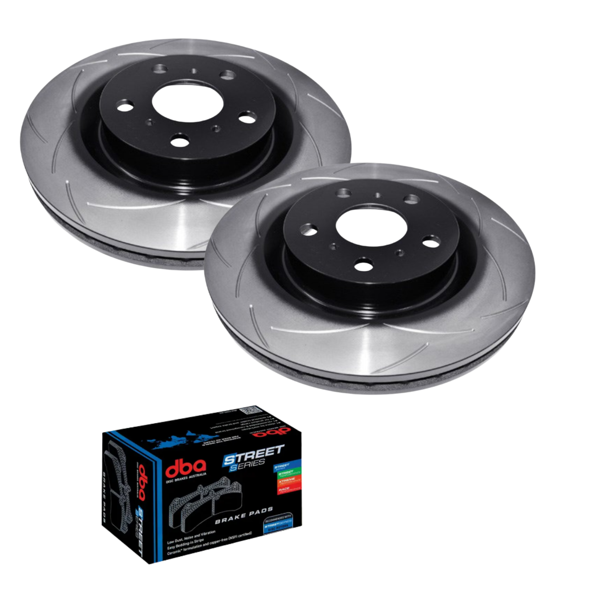 Holden Commodore VF SS Front Slotted DBA Brake Package With DBA Pads