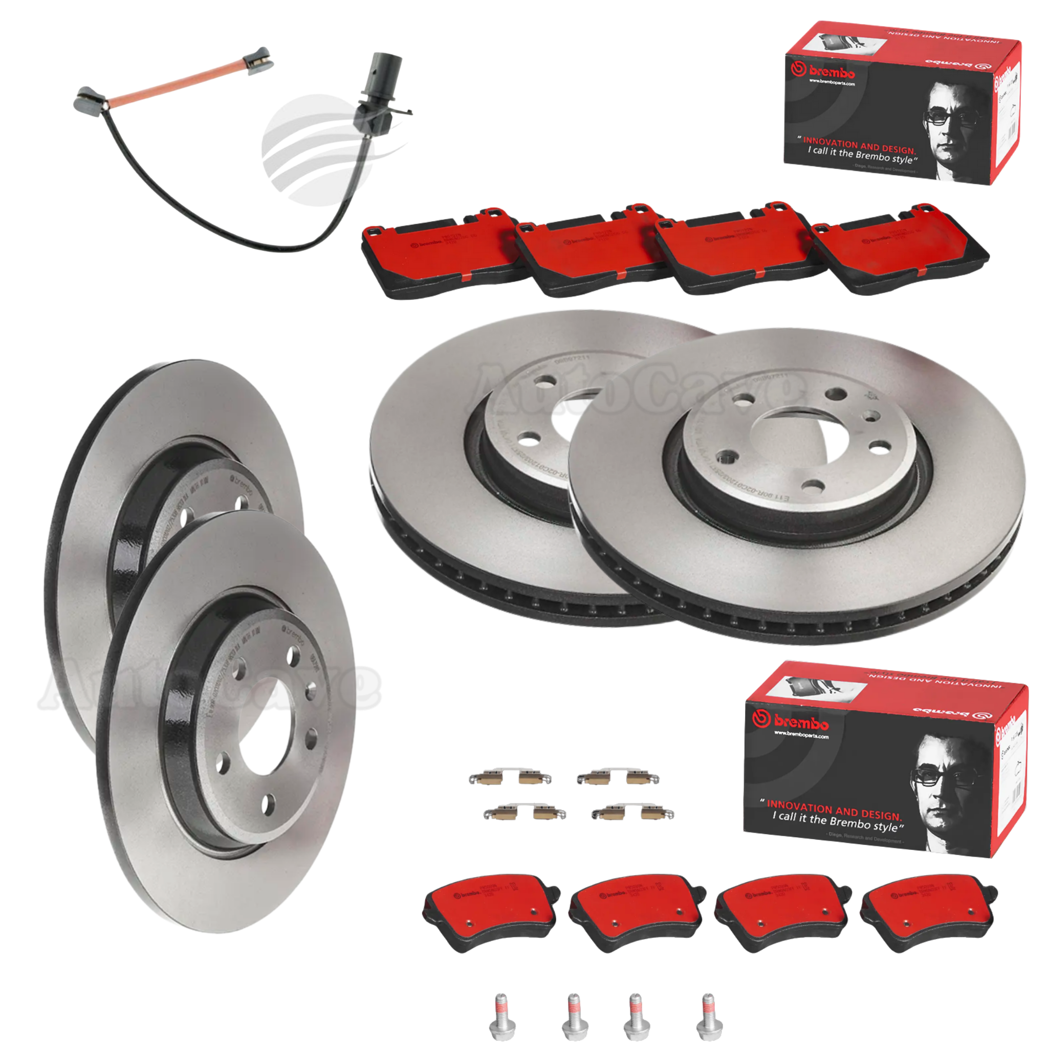 Front+Rear Brembo Brake Package Audi Q5 8R 09-17 320mm 1LC/1KW Brembo Caliper